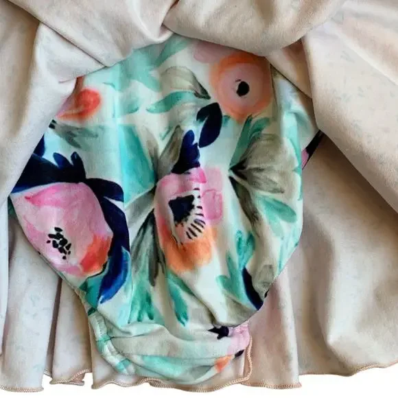 Cheeky Plum Floral and Checkered Dress - Picture 5 of 9